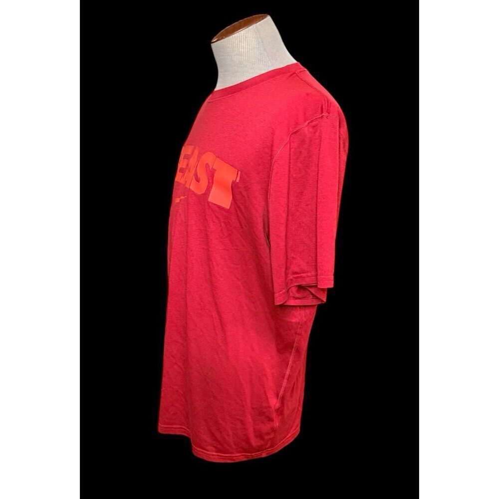 Nike Beast DRI-FIT T-Shirt XL Red Tennis Running Work-Out Swoosh - Picture 8 of 12